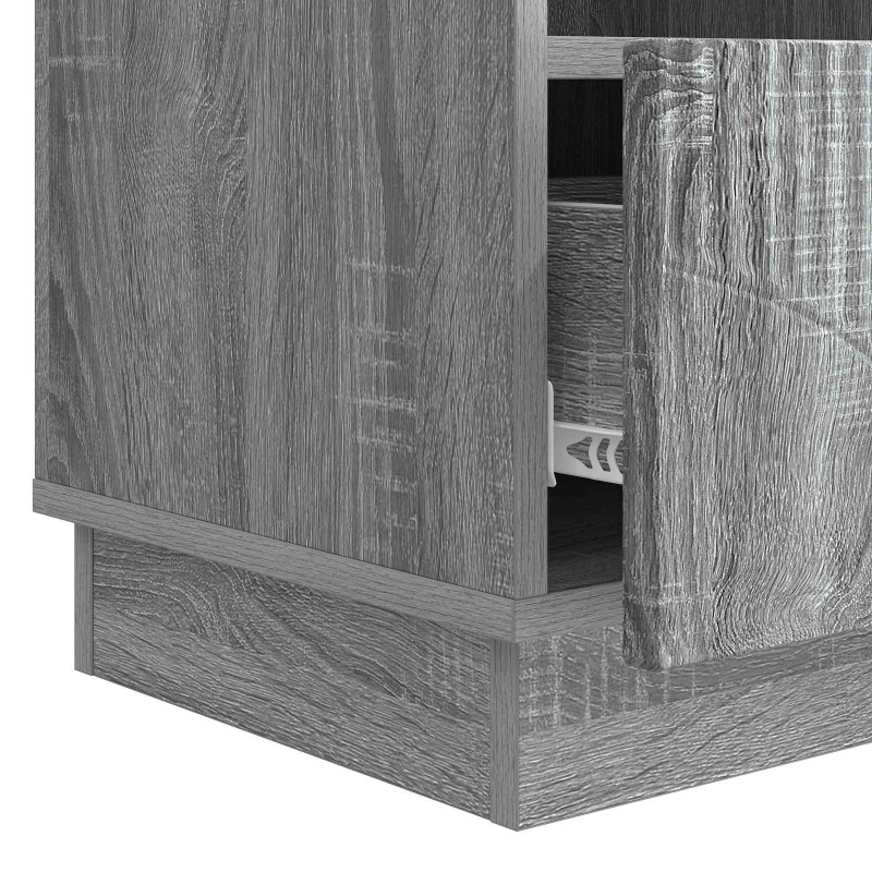 Szafka pod telewizor z szufladą Szary Sonoma 102 x 34,5 x 47 cm
