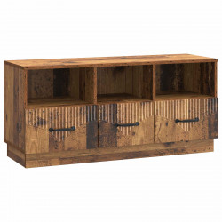 Szafka pod telewizor z szufladą Stare drewno 102 x 34,5 x 47 cm