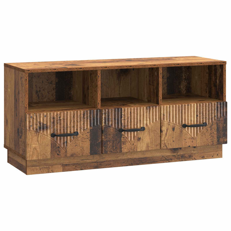 Szafka pod telewizor z szufladą Stare drewno 102 x 34,5 x 47 cm