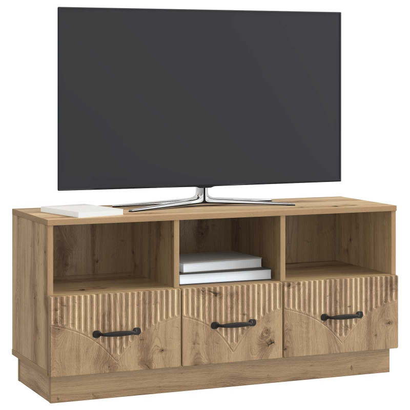 Szafka pod telewizor z szufladą Dąb artisan 102 x 34,5 x 47 cm