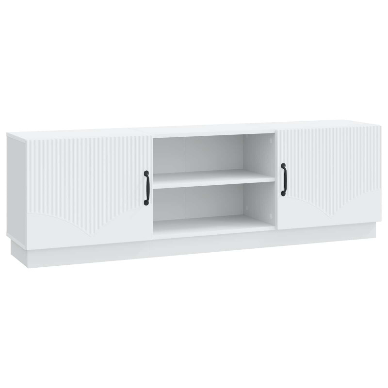 Szafka pod telewizor Biały 150 x 31 x 47 cm Drewno inżynieryjne