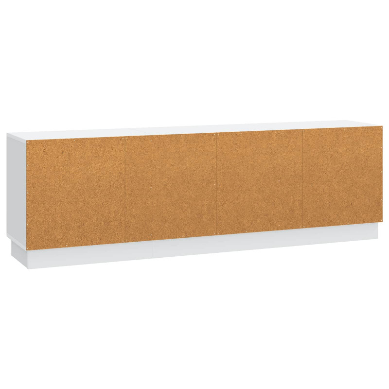 Szafka pod telewizor Biały 150 x 31 x 47 cm Drewno inżynieryjne