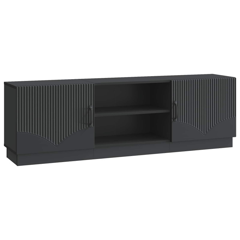 Szafka pod telewizor Czarny 150 x 31 x 47 cm