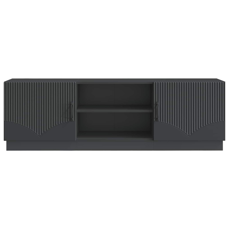 Szafka pod telewizor Czarny 150 x 31 x 47 cm