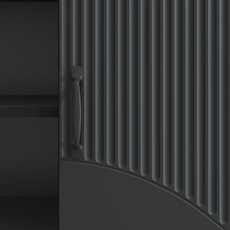 Szafka pod telewizor Czarny 150 x 31 x 47 cm