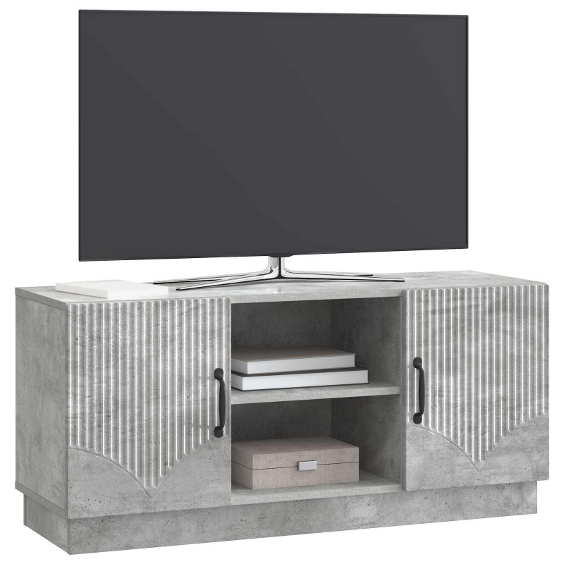 Szafka pod telewizor Betonowy szary 102 x 34,5 x 47 cm