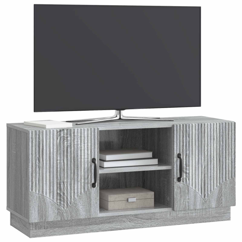 Szafka pod telewizor Szary Sonoma 102 x 34,5 x 47 cm
