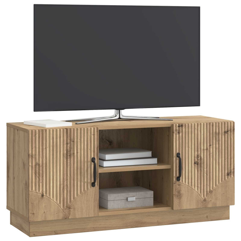 Szafka pod telewizor Dąb artisan 102 x 34,5 x 47 cm