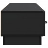 Szafka pod telewizor z szufladą Czarny 147 x 34,5 x 27 cm