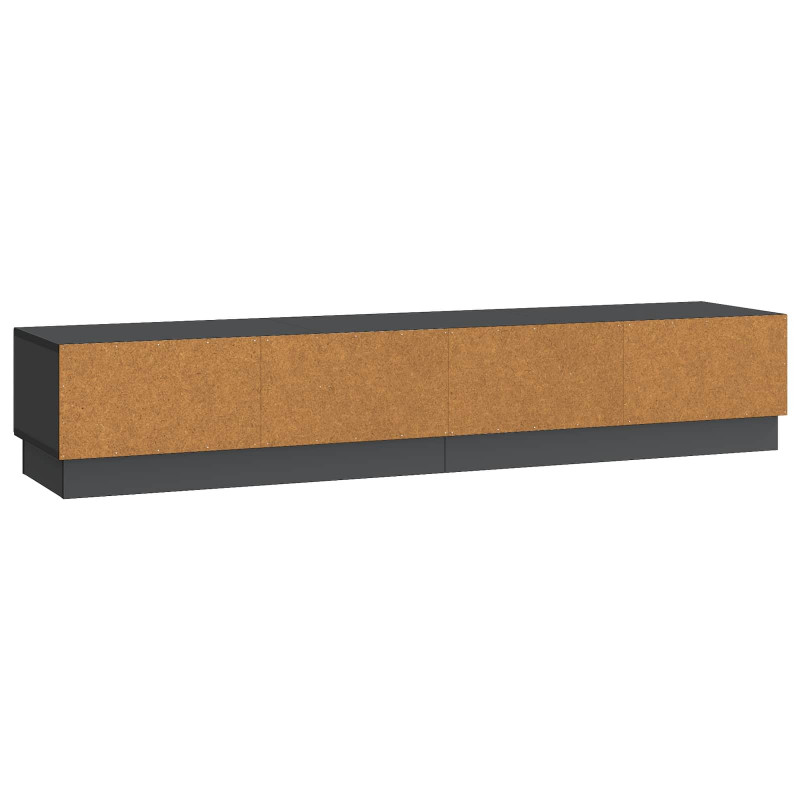 Szafka pod telewizor z szufladą Czarny 147 x 34,5 x 27 cm