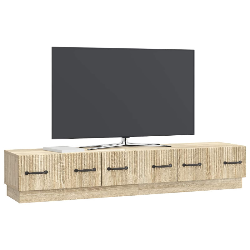 Szafka pod telewizor z szufladą dąb Sonoma 147 x 34,5 x 27 cm