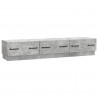 Szafka pod telewizor Betonowy szary 147 x 34,5 x 27 cm