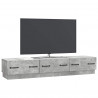 Szafka pod telewizor Betonowy szary 147 x 34,5 x 27 cm