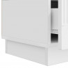 Szafka pod telewizor Biały wysoki połysk 147 x 34,5 x 27 cm