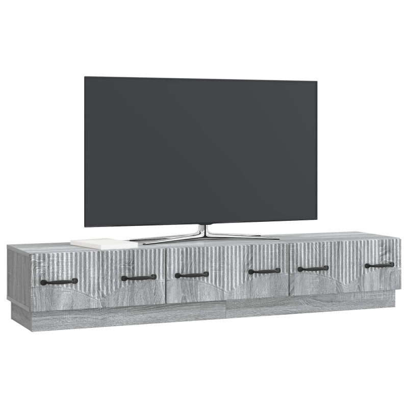 Szafka pod telewizor z szufladą Szary Sonoma 147 x 34,5 x 27 cm