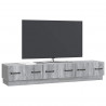 Szafka pod telewizor z szufladą Szary Sonoma 147 x 34,5 x 27 cm