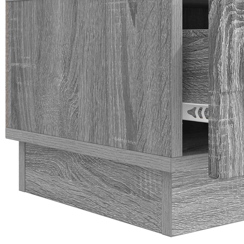 Szafka pod telewizor z szufladą Szary Sonoma 147 x 34,5 x 27 cm