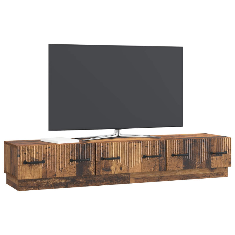 Szafka pod telewizor z szufladą Stare drewno 147 x 34,5 x 27 cm
