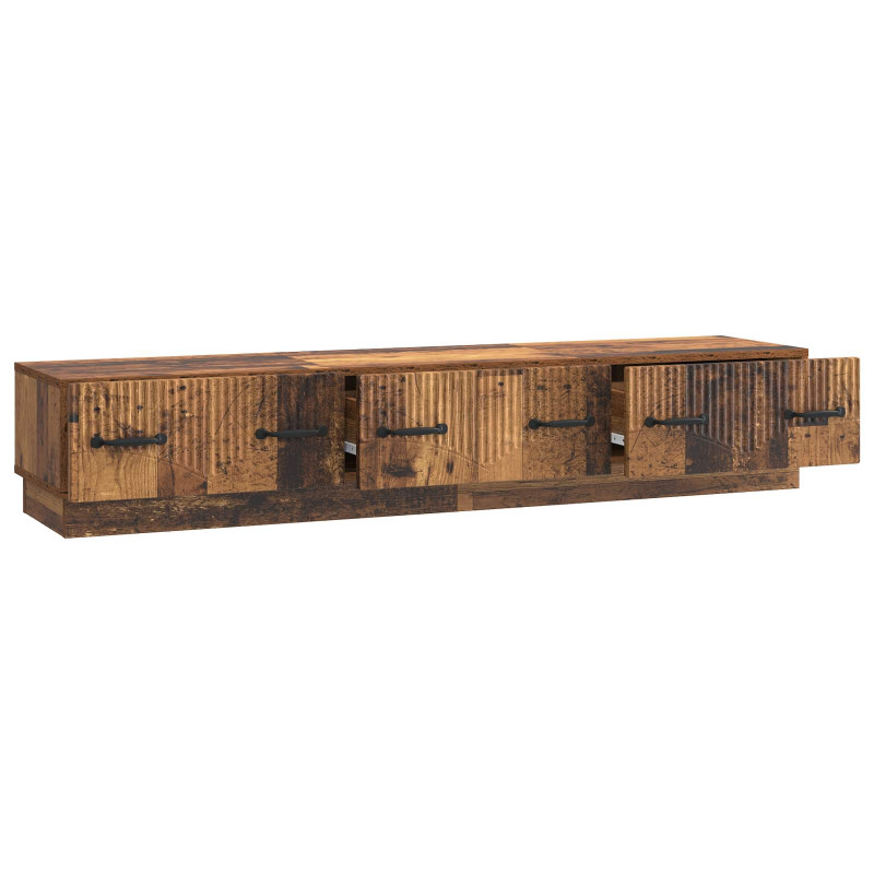 Szafka pod telewizor z szufladą Stare drewno 147 x 34,5 x 27 cm