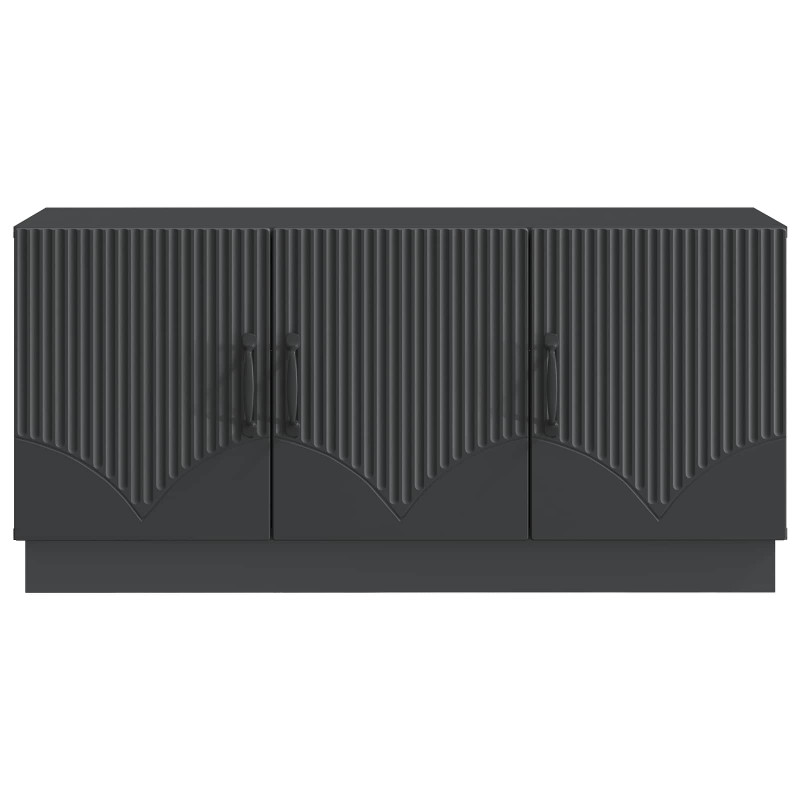 Szafka pod telewizor Czarny 99 x 34,5 x 47 cm