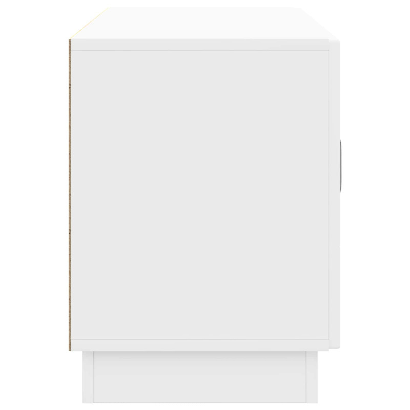 Szafka pod telewizor Biały wysoki połysk 99 x 34,5 x 47 cm