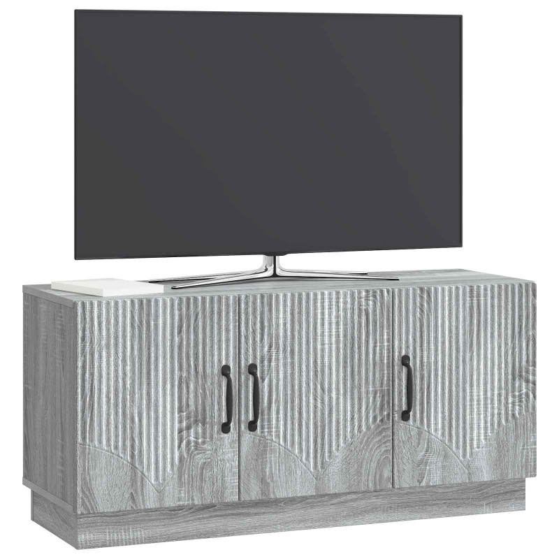 Szafka pod telewizor Szary Sonoma 99 x 34,5 x 47 cm