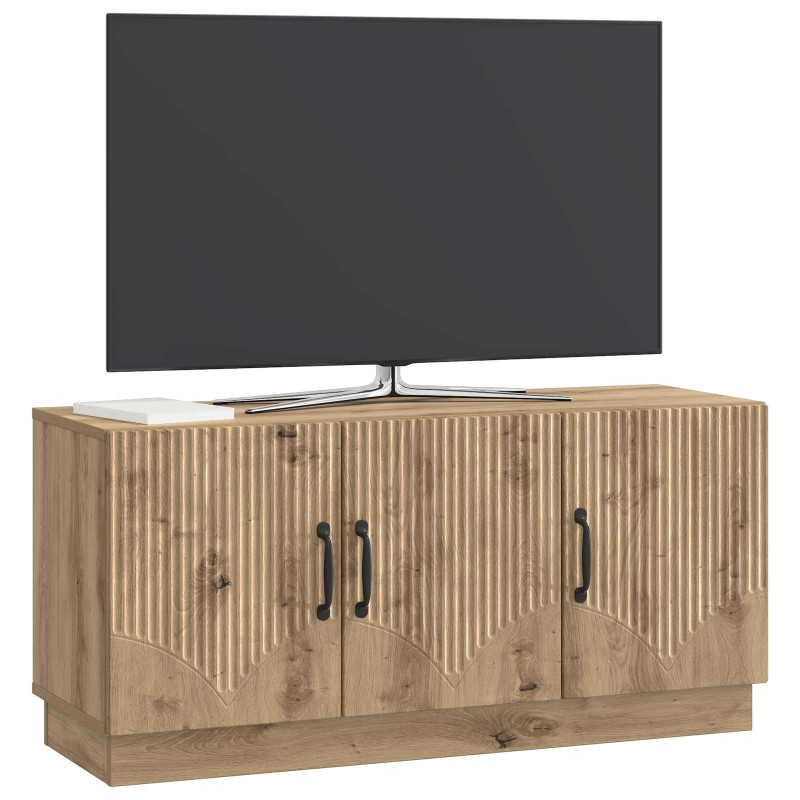 Szafka pod telewizor Dąb artisan 99 x 34,5 x 47 cm