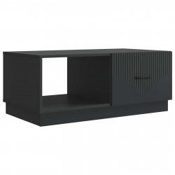Stolik kawowy Czarny 90 x 50 x 37 cm Drewno inżynieryjne
