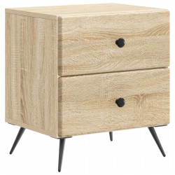 Szafka Nocna dąb Sonoma 43 x 34,5 x 47,5 cm Drewno inżynieryjne