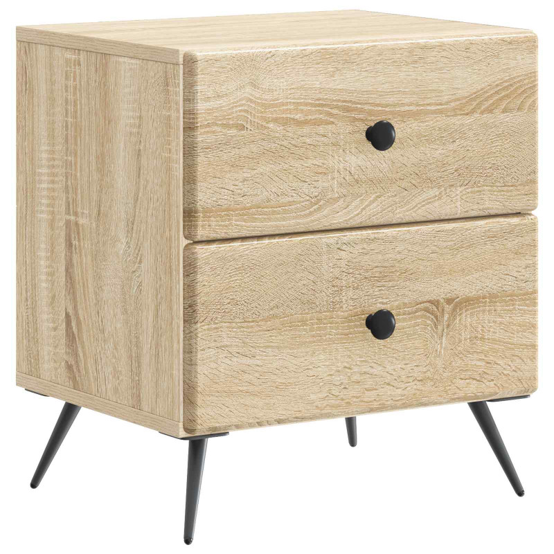 Szafka Nocna dąb Sonoma 43 x 34,5 x 47,5 cm Drewno inżynieryjne