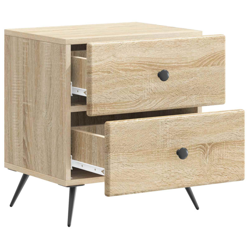 Szafka Nocna dąb Sonoma 43 x 34,5 x 47,5 cm Drewno inżynieryjne