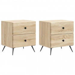 Szafka Nocna z szufladą 2 pcs dąb Sonoma 43 x 34,5 x 47,5 cm