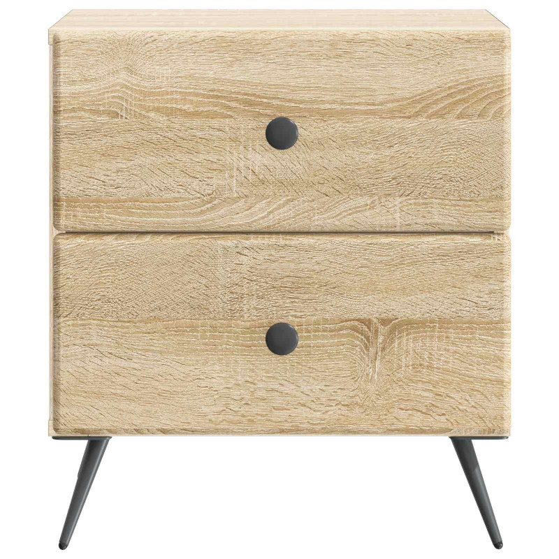 Szafka Nocna z szufladą 2 pcs dąb Sonoma 43 x 34,5 x 47,5 cm