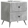 Szafka Nocna 2 pcs Betonowy szary 43 x 34,5 x 47,5 cm