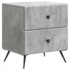 Szafka Nocna 2 pcs Betonowy szary 43 x 34,5 x 47,5 cm
