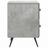 Szafka Nocna 2 pcs Betonowy szary 43 x 34,5 x 47,5 cm