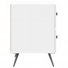 Szafka Nocna z szufladą Biały wysoki połysk 43 x 34,5 x 47,5 cm