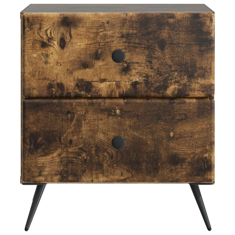 Szafka Nocna z szufladą 2 pcs Dąb wędzony 43 x 34,5 x 47,5 cm