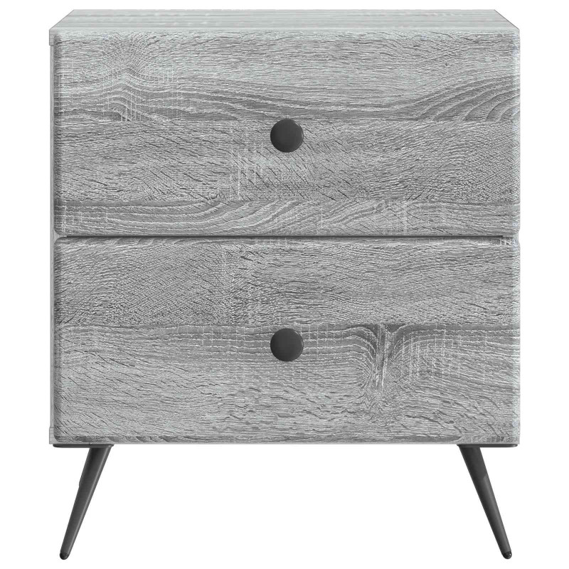 Szafka Nocna z szufladą Szary Sonoma 43 x 34,5 x 47,5 cm