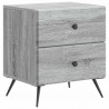 Szafka Nocna z szufladą 2 pcs Szary Sonoma 43 x 34,5 x 47,5 cm