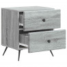 Szafka Nocna z szufladą 2 pcs Szary Sonoma 43 x 34,5 x 47,5 cm