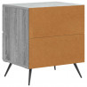 Szafka Nocna z szufladą 2 pcs Szary Sonoma 43 x 34,5 x 47,5 cm