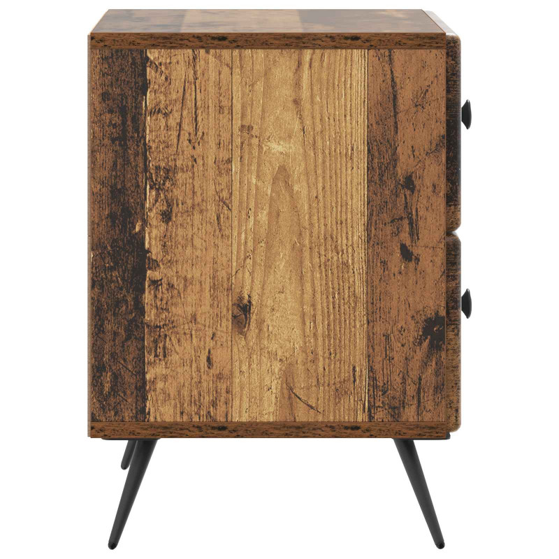 Szafka Nocna z szufladą Stare drewno 43 x 34,5 x 47,5 cm