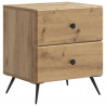 Szafka Nocna z szufladą 2 pcs Dąb artisan 43 x 34,5 x 47,5 cm
