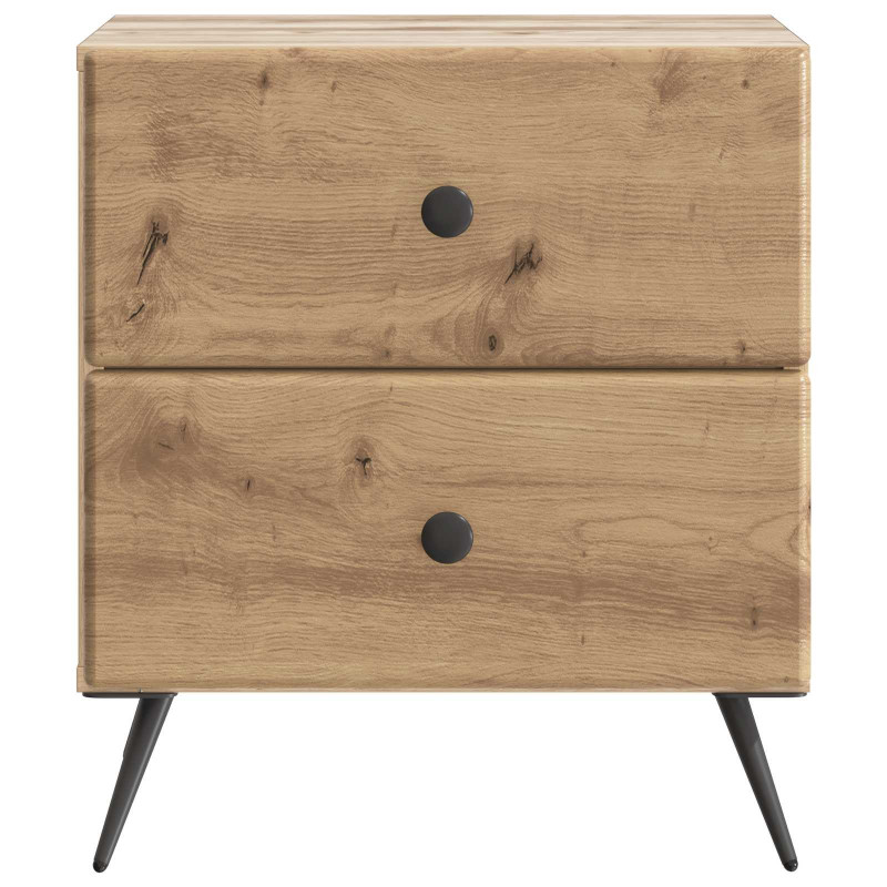 Szafka Nocna z szufladą 2 pcs Dąb artisan 43 x 34,5 x 47,5 cm