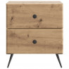 Szafka Nocna z szufladą 2 pcs Dąb artisan 43 x 34,5 x 47,5 cm