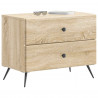 Szafka Nocna dąb Sonoma 62 x 34,5 x 47,5 cm Drewno inżynieryjne
