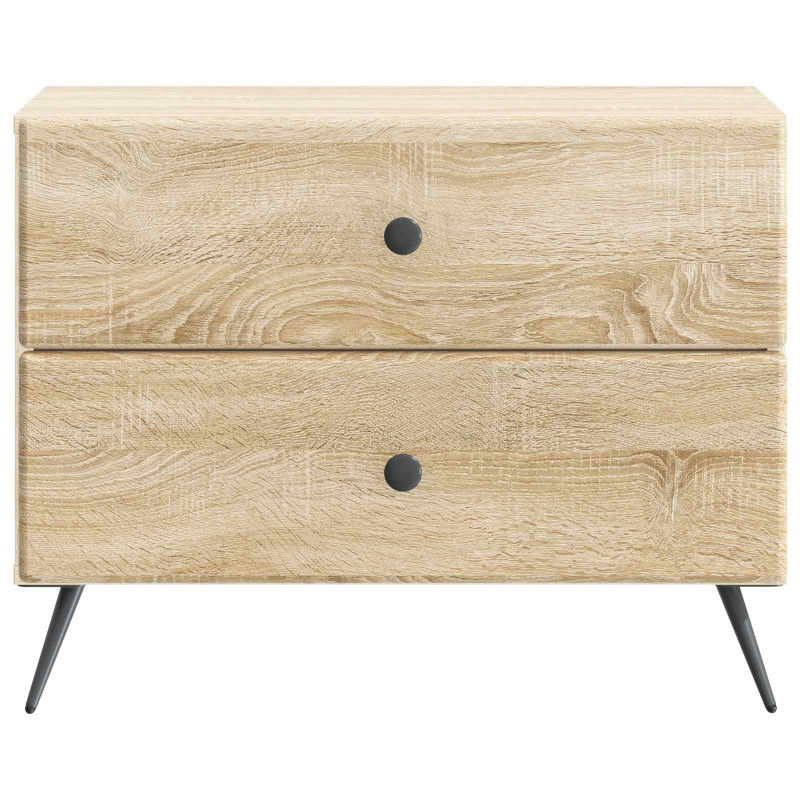 Szafka Nocna dąb Sonoma 62 x 34,5 x 47,5 cm Drewno inżynieryjne