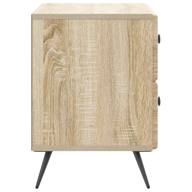 Szafka Nocna dąb Sonoma 62 x 34,5 x 47,5 cm Drewno inżynieryjne