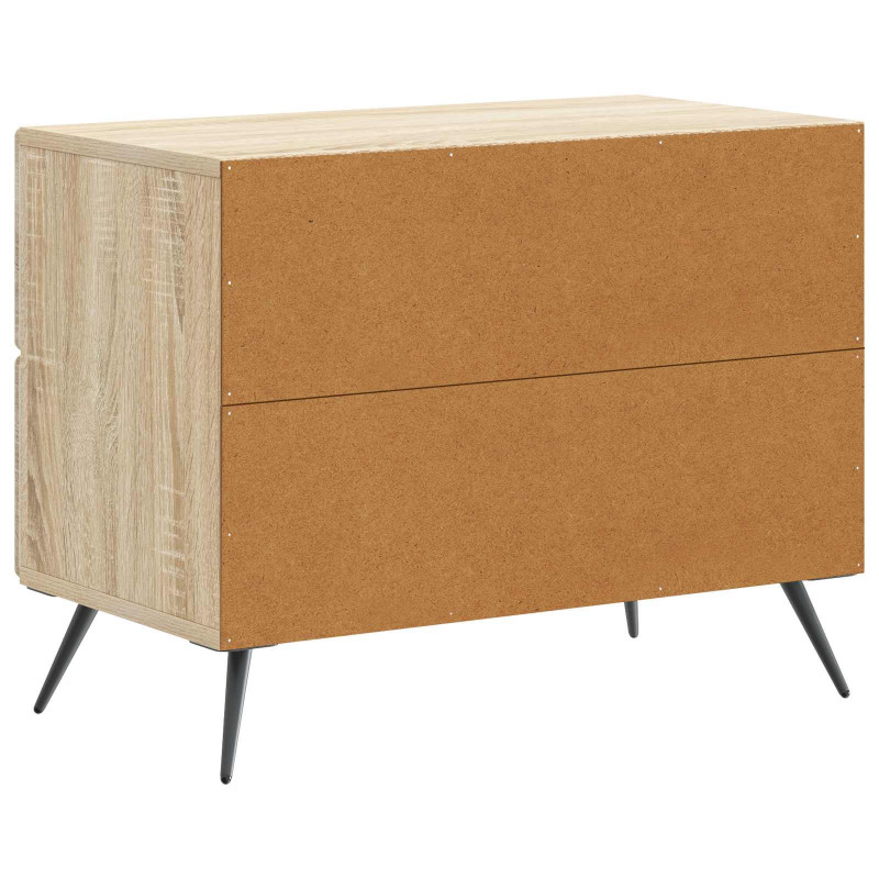 Szafka Nocna dąb Sonoma 62 x 34,5 x 47,5 cm Drewno inżynieryjne